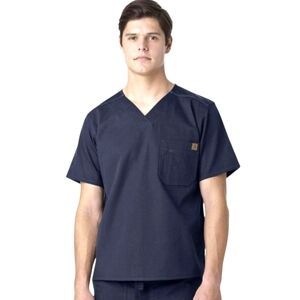 Carhartt Ripstop Utility Scrub Top Men's Navy S